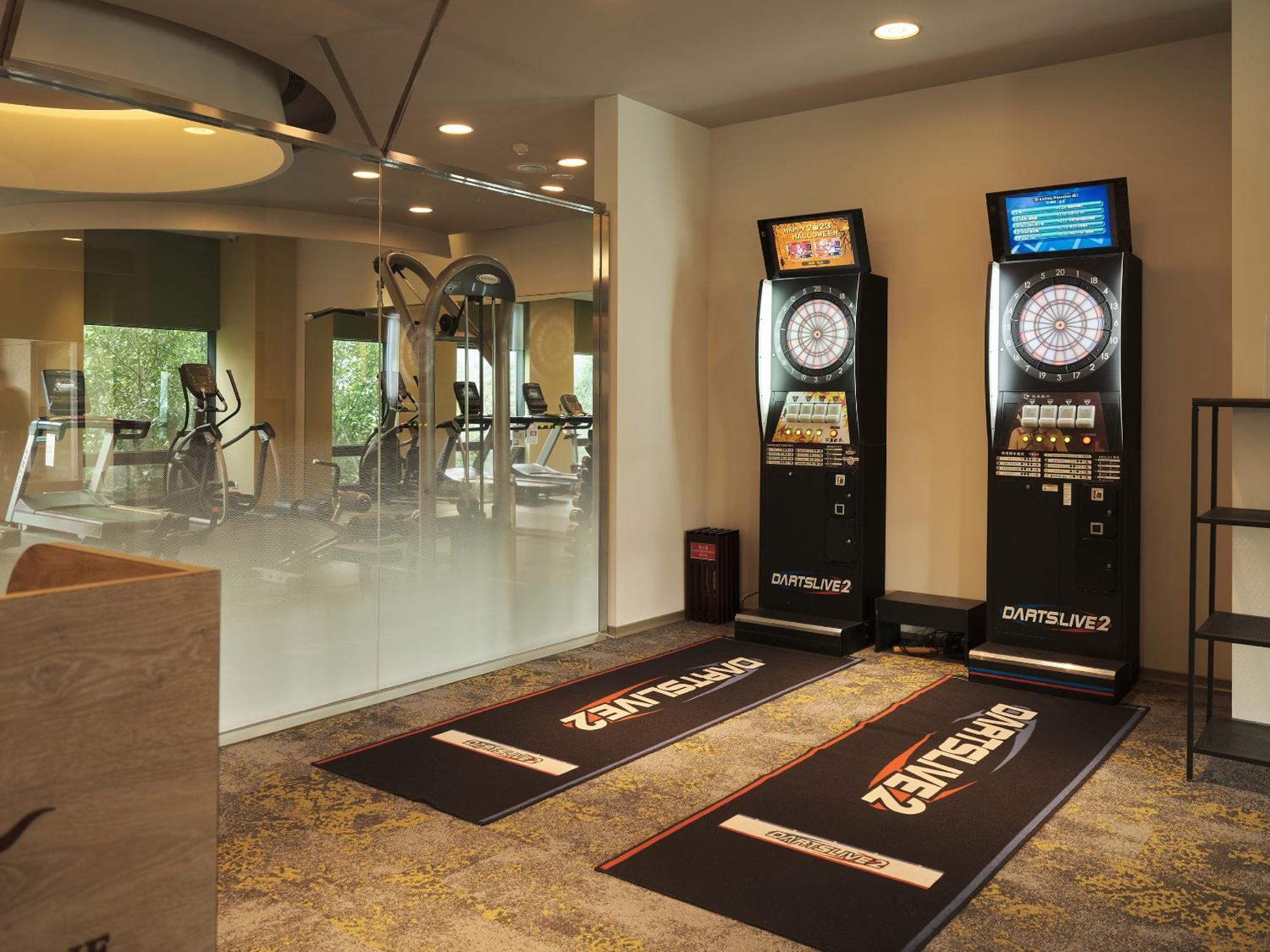 Fleur De Chine Hotel Yuchi Exterior foto A pair of electronic dartboard machines