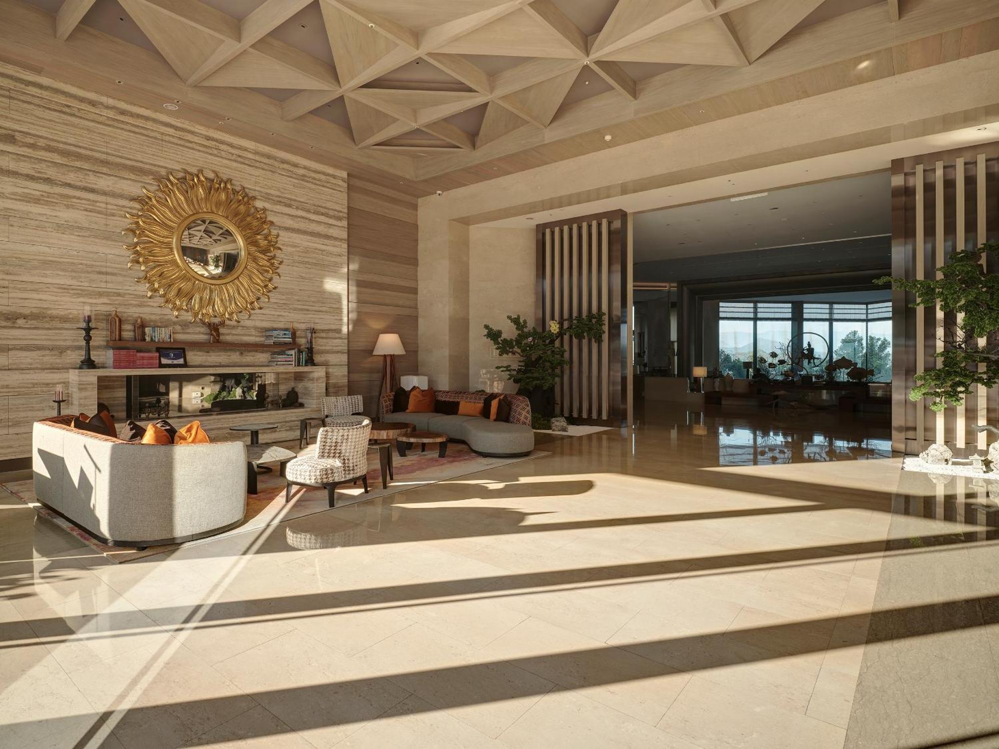 Fleur De Chine Hotel Yuchi Exterior foto Lobby