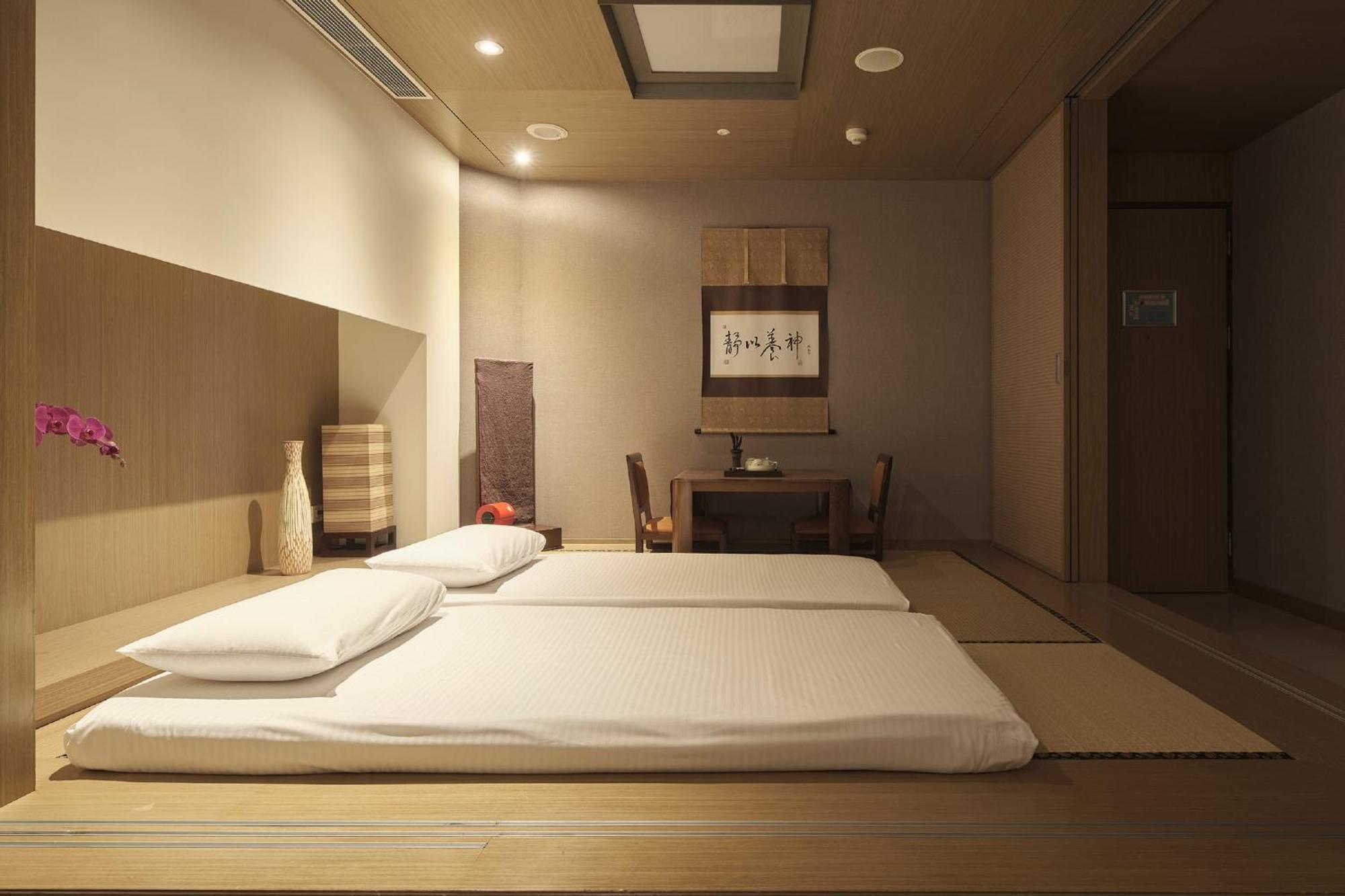 Fleur De Chine Hotel Yuchi Quarto foto A room at a ryokan