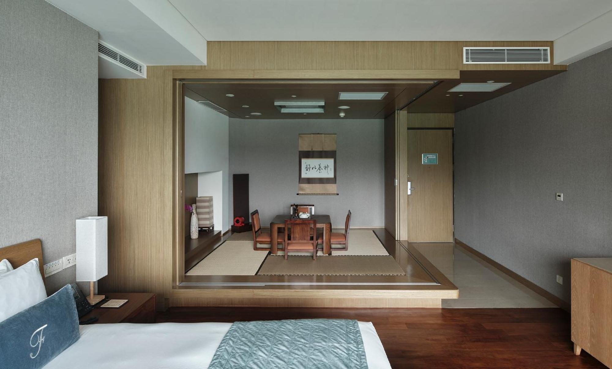 Fleur De Chine Hotel Yuchi Quarto foto A traditional Japanese room at the hotel
